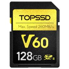京东PLUS：TOPSSD 天硕 SD260M128GB-V60 SD卡 128GB
