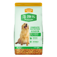 PLUS会员：Myfoodie 麦富迪 牛肉螺旋藻全犬成犬狗粮 20kg
