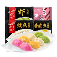 plus会员:船歌鱼水饺  多味鲅鱼水饺230g*4袋