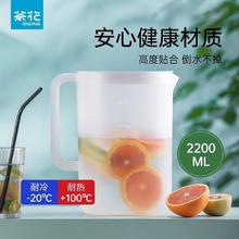 88VIP会员：CHAHUA 茶花 2.2L耐高温大容量冷水壶 1件装