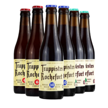 京东PLUS：Trappistes Rochefort 罗斯福 6号/8号/10号 各2瓶 精酿啤酒 修道院 330ml*6瓶*3件