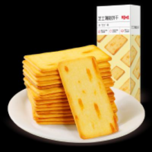 PLUS会员：百草味 芝士薄脆咸味饼干 120g*任选10件