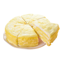 杨迪代言品牌、榴芒一刻 金枕榴莲千层蛋糕500g