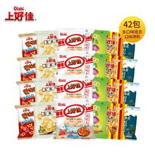 Oishi 上好佳 膨化零食小吃混装5-6g42包