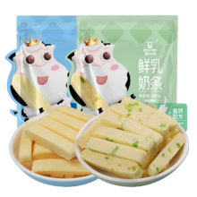 plus会员:科尔沁 鲜乳奶条 猕猴桃味100g＊6件