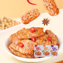 手撕素牛排豆干素牛肉网红零食追剧休闲麻辣小吃豆腐批发重庆四川 五香味 5包
