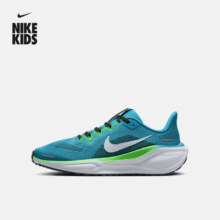 耐克（NIKE）官方PEGASUS 41男女童大童公路跑步童鞋夏新款透气FN5041 300碧绿/足球灰/黑/冲击绿 32