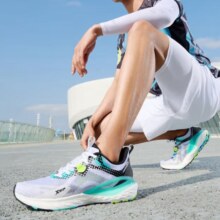 PLUS会员:特步 男鞋 动力巢科技夏季透气跑步运动休闲鞋