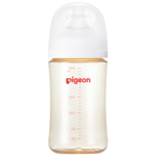 贝亲 婴儿奶瓶 PPSU宽口径 240ml 3-6月 自带M奶嘴