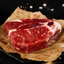 春禾秋牧 安格斯谷饲上脑原切牛排200g *4件