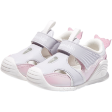 基诺浦（ginoble）夏季凉鞋8-18个月宝宝学步儿童机能鞋男女鞋子GB2078 紫色/粉色/白色 120mm 脚长11.6-12.4cm168元 (券后省80,月销5000+)