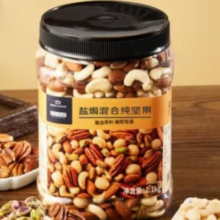 京东PLUS：京东京造 海盐混合纯坚果 1.1kg*2件