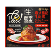 PLUS会员：必品阁 家用速食拌面 番茄牛肉味 504g