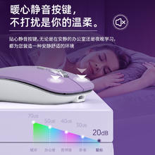 依选 可充电无线鼠标静音蓝牙适用华为联想戴尔电脑女生办公通用滑鼠