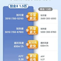 Midea 美的 空调酷金二代大1.5匹一级变频冷暖家用挂机官网官方旗舰店