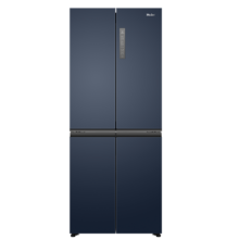 预售、PLUS会员：Haier 海尔 BCD-406WLHTDEDB9 风冷十字对开门冰箱 406L 星石蓝