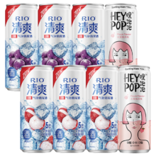 锐澳 RIO预调鸡尾酒（清爽5度330ml*6罐+气泡水*2罐 ）*3件