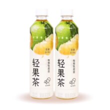 PLUS会员:喜茶（HEYTEA）轻果茶 柚柚铁观音乌龙茶450ml*15瓶