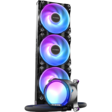 PLUS会员、有券的上：TCOMAS 钛钽 SJ-A080 360BK 一体式CPU水冷散热器 大冷头加厚冷排风扇 支持LGA1700 ARGB光效
