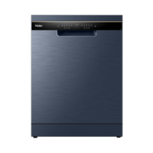 海尔（Haier）14套大容量嵌入式洗碗机家用 变频电机 一级水效 分区精洗晶彩W30 【W30】旗舰款EYBW142286GGU1 高压净彻油污