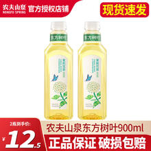 NONGFU SPRING 农夫山泉 东方树叶900ml*12大瓶 整箱茉莉花茶 0糖0脂0卡无糖茶饮料饮品 900mL 2瓶