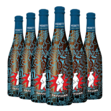 临期品、PLUS会员：VEDETT 白熊 超级白熊 宝石蓝 比利时小麦白啤酒 750mL*6瓶 比利时原瓶进口