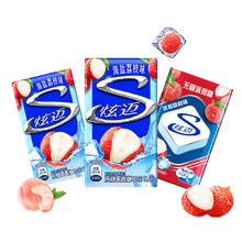 88VIP会员：Stride 炫迈 无糖口香糖果荔枝味50.4g*2盒&荔枝味22.5g薄荷糖清新口气