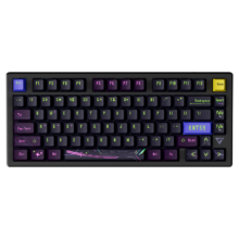 新品：ATK RS7 电竞磁轴键盘 有线单模 75配列 8k回报率 RT可调节 铝坨坨 RS7 无光竞技版（磁玉轴紫） 80键