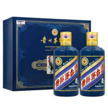 茅台（MOUTAI）生肖纪念 丁酉鸡年 酱香型白酒 53度 375ml*2瓶 礼盒装