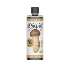 松鲜鲜 0添加 松茸一品鲜酱油 580g（赠小木勺）*2件