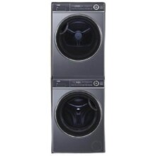拼多多百亿补贴：Haier 海尔 云溪系列 XQG100-BD14376LU1+HGY100-F376U1 热泵洗烘套装 极夜灰