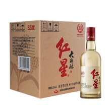 红星红星二锅头大曲酿 清香型白酒 52度 52度 500mL 6瓶