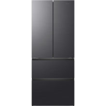 海尔（Haier）冰箱 412L法式双开多门四门一级节能双变频风冷无霜家用净味保鲜冷藏冷冻超薄智能家电小冰箱 412升星韵银+一级双变频+黑金净化+三档变温区