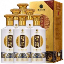 plus会员：习酒第四代 金质 酱香型白酒 53度 500ml*6瓶 整箱装
