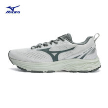 美津浓（MIZUNO）【RACER】运动鞋男 缓震透气跑步鞋 耐磨运动鞋 13/冷灰/铁灰/草地绿 41