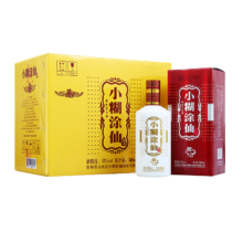 京东百亿补贴、plus会员:小糊涂仙（普酱）酱香型白酒 53度 500ml*6瓶 整箱装 贵州 端午送礼