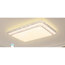 雷士照明led吸顶灯语音卧室灯时尚灯具简约现代轻奢仿水晶客厅灯灯具套餐