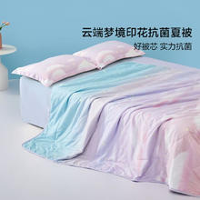 BLISS 百丽丝 水星家纺出品 可水洗空纤维单人夏被 屿花抗菌夏被 150cmx200cm