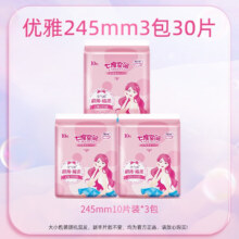 puls会员：七度空间 卫生巾日夜用套装 30片
