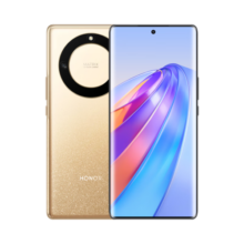荣耀X40 120Hz OLED硬核曲屏 5100mAh 快充大电池 7.9mm轻薄设计 5G手机 8GB+256GB 琥珀星光