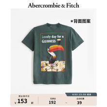 Abercrombie & Fitch 复古印花宽松T恤 KI123-4002