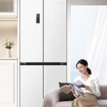 再降价、需抢券、618大促、PLUS会员：Hisense 海信 食神冰箱 十字双开门 BCD-470WMK1DPU 470L