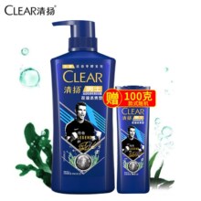 京东百亿补贴，plus会员，清扬（CLEAR）去屑洗发水 500g 清爽控油 新老包装随机发货 清爽控油500g+活力运动200g袋
