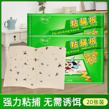 猫山王 粘蝇纸苍蝇贴强力板神器灭诱蝇子克星捕捉器家用饭店养殖场通用 20片装