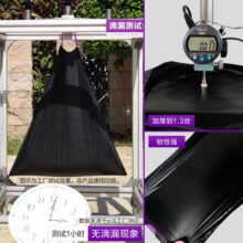e洁抽绳式垃圾袋家用加厚厨房卫生间黑色私密手提塑料袋大号120只