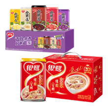 百亿补贴:银鹭 八宝粥 五种口味混合装 280g*10罐+桂圆八宝粥280g*12罐组合装【共22罐】