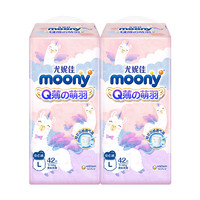 moony 尤妮佳 L42片x2包 Q薄萌羽小羊驼拉拉裤