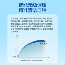 博皓（prooral）冲牙器/洗牙器/水牙线/洁牙器 家用台式 5102 象牙白 父亲节礼物送爸爸