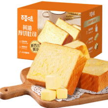 百草味黄油厚切吐司480g＊3件