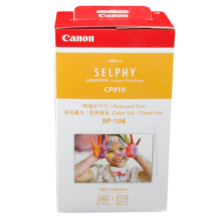 佳能（Canon）CP1500/cp1300相纸 照片打印机相纸照片纸墨盒 RP-108（6英寸108张装+2个色带）